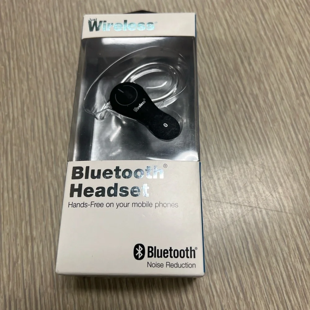 Wireless Black Bluetooth Headset